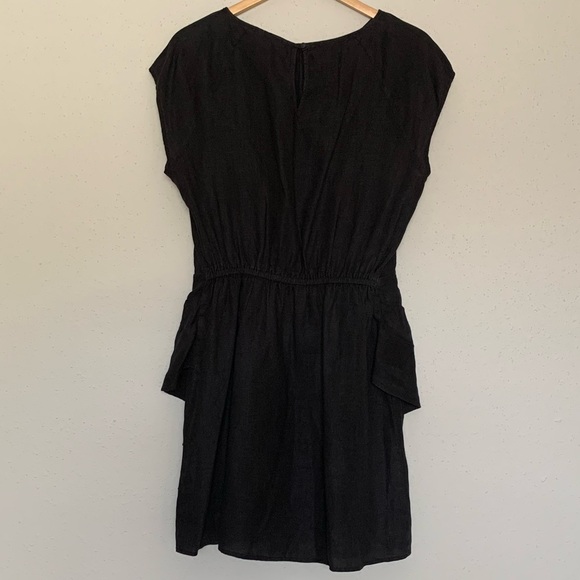 Joie Adoette 100% Linen Dress Black Size S - Picture 11 of 11